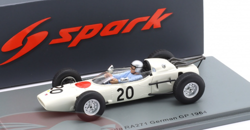 1/43 Spark Honda RA271 No.20 German GP 1964 Ronnie Bucknum Car
