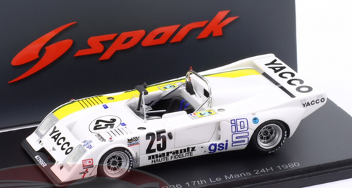 Modèle Réduit Voiture 24H Le Mans 1985 - Rondeau M382 N°39 - Spark 1/43 - Collection