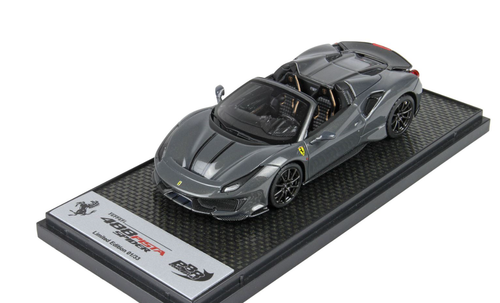 1/43 BBR Ferrari 488 Pista Spider (Special Color Blu Elder) Car Model  Limited 33 Pieces