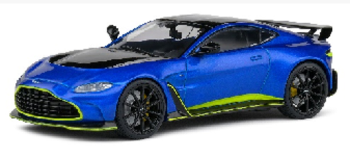 ミニカー SOLIDO REF 130 ASTON - MARTIN VANTAGE 1/43 Solido 2023 Aston Martin Vantage V12 (Blue) Diecast Car Model