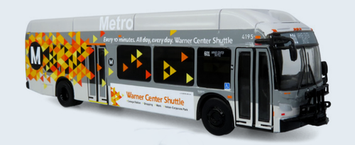 Transit 1〜9 1/87 Iconic Replicas NFI Xcelsior XN40 Transit Bus Los Angeles