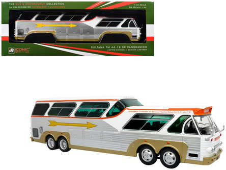 その他 REY 1/43 Iconic Replicas Sultana Panoramico Coach Blank White Car