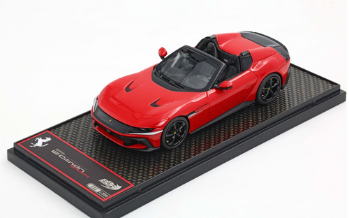 1/43 BBR Ferrari 12 Cilindri Spider (Rosso Corsa Red) Car Model
