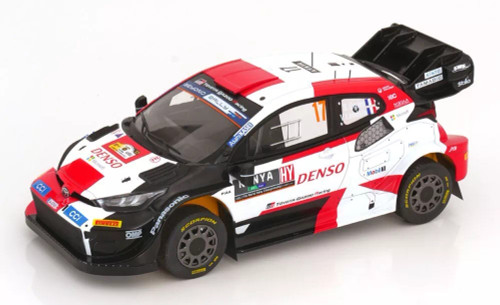1/18 Ixo 2023 Toyota GR Yaris Rally1 Hybrid #17 Winner Safari