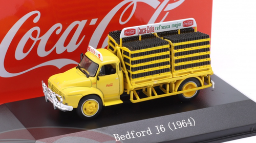 1/72 Edicola 1964 Bedford J6 Coca-Cola Delivery Truck (Yellow) Car