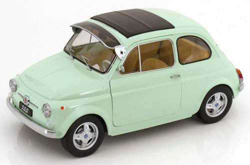 1/12 KK-Scale 1968 Fiat 500 F Custom (Mint Green) Diecast Car