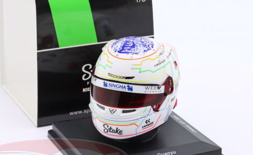 Casquette Officielle Stake F1 Team Kick Sauber 2024 – Zhou Guanyu #24 – Noir Et Vert Fluo, Taille Unique Réglable