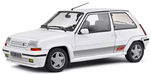Solido 1/18 ルノー ミニカー 2台セット 1/18 Solido 1989 Renault 5 GT Turbo MK2 (White) Diecast Car Model