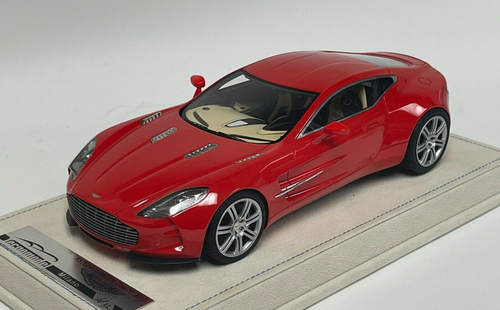 ベビーグッズも大集合 1/18 Tecnomodel Aston Martin One-77 (Red) Resin Car Model 自動車