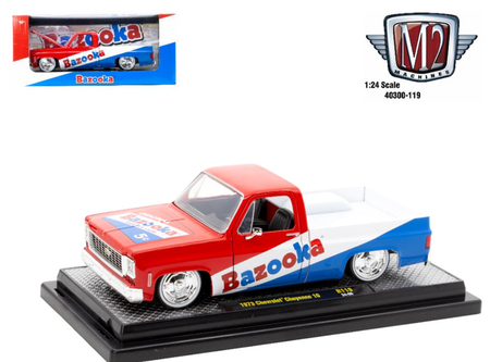 1/24 M2 Machines 1973 Chevrolet Cheyenne 10 Bazooka Diecast Car