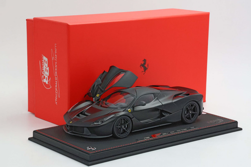 w 1/18 BBR 2012 Ferrari LaFerrari (Matte Black) Diecast Car
