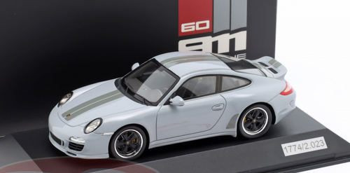 1/43 Dealer Edition Porsche 911 (997) Sport Classic (Grey) Car
