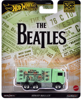 The Beatles – The Beatles 1/64 Hot Wheels Highway Hauler Truck Light Green 