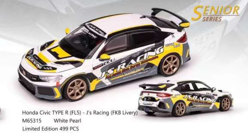 1/64 Motorhelix Honda Civic Type-R (FL5) J's Racing (FK8 Livery