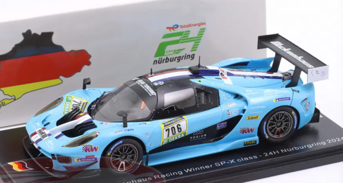 ミニカー Spark SCG 007C 1/43 Nurburgring 2020 Spark 1:43 Glickenhaus SCG 007 LMH #709 7位 24h LeMans 2023