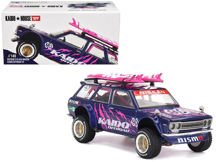 KAIDO HOUSE 510 ミニカー 4台セット Kaido House x Mini GT 1:64 Datsun KAIDO 510 Wagon HKS V1