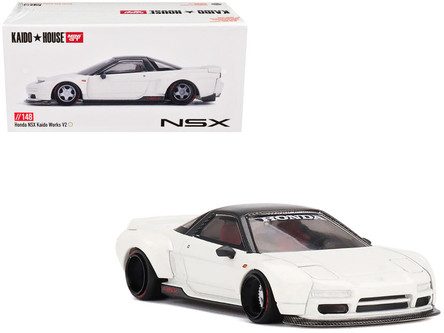 1/64 Kaido House x Mini GT Honda NSX (NA1) Kaido WORKS V2 (White