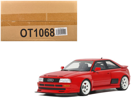 1/18 OTTO Audi 80 Coupe Prior Design (Red) Car Model
