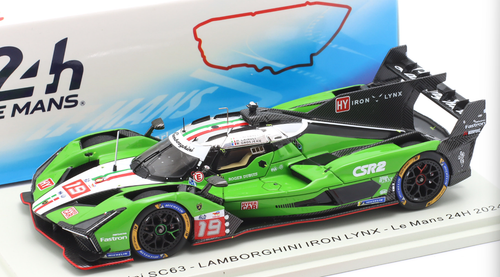 1/43 Spark Lamborghini SC63 No.19 LAMBORGHINI IRON LYNX Le