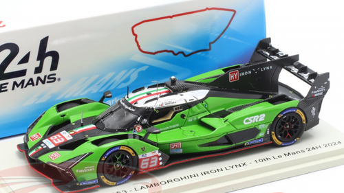 1/43 Spark Lamborghini SC63 No.63 LAMBORGHINI IRON LYNX 10th Le