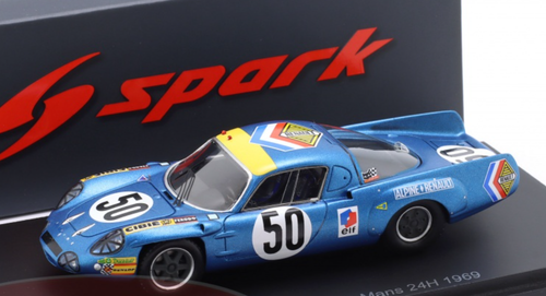 1/43 Spark Alpine A210 No.50 12th Le Mans 24H 1969 A. Serpaggi - C