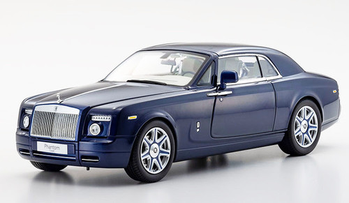 1/18 Kyosho Rolls Royce Phantom Coupe (Blue Metallic) Full Open