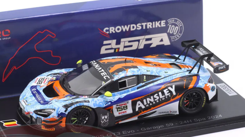 ミニカー　1/43 McLaren 720S GT3 Jota 8th 24H Spa 2022 M. Kirchhofer - O. Wilkinson - R. Bell #38 [SB503] 1 43 SPARK Mclaren 720S Gt3 #38 24H Spa 2022 Kirchhofer