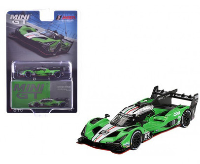 1/64 Mini GT 2024 Lamborghini SC63 #63 Iron lynx 2024 IMSA Sebring