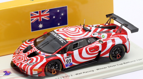 1/43 Spark Lamborghini Huracán GT3 EVO 2 No.93 Wall Racing 12th