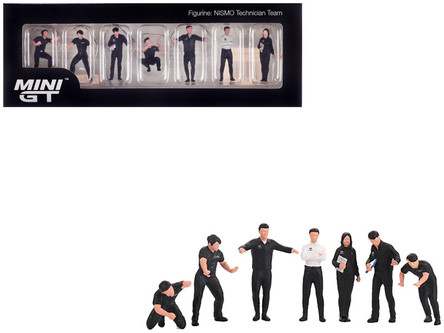 1/64 Mini GT Nissan Nismo Technician Team Figures - LIVECARMODEL.com