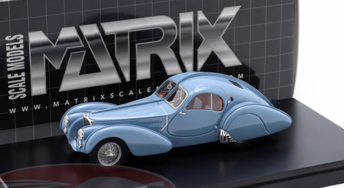 1/43 Matrix 1937 Bugatti T57S Atlantic (Grey Blue) Car Model