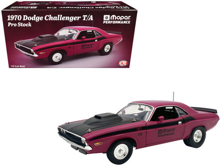 1/18 ACME 1971 Dodge Challenger T/A Pro Stock Moulin Rouge