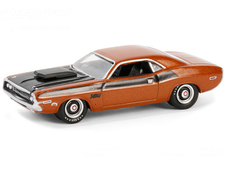 1970 Dodge Challenger T/A Burnt Orange Metallic with Black Hood