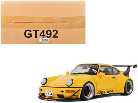 1/18 GT Spirit 2024 Porsche 911 964 RWB Qeema (Yellow) Car Model