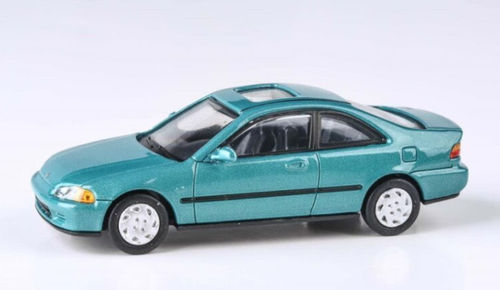 セール 登場から人気沸騰 1/64 Paragon 1995 Honda Civic Coupe EJ1 (Green) Diecast Car サーフィン・ボディボード
