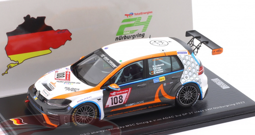 1/43 Spark 2023 Volkswagen VW Golf GTI TCR DSG #108 24h