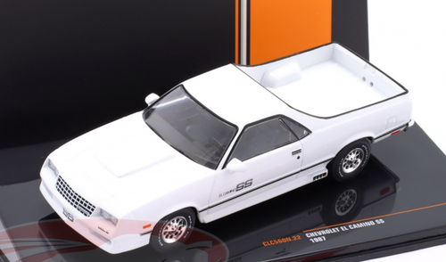 1/43 Ixo 1987 Chevrolet El Camino SS (White) Car Model
