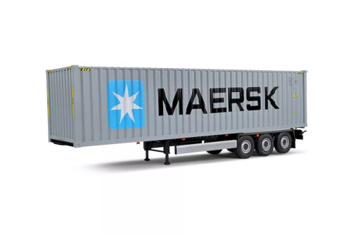 1/24 Solido MAERSK Trailer Container Diecast Model - LIVECARMODEL.com