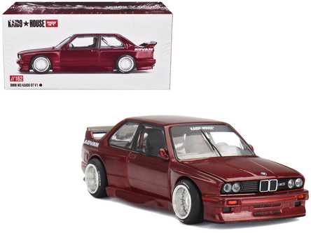 1/64 Kaido House & Mini GT BMW M3 (E30) Kaido GT V1 (Dark Red
