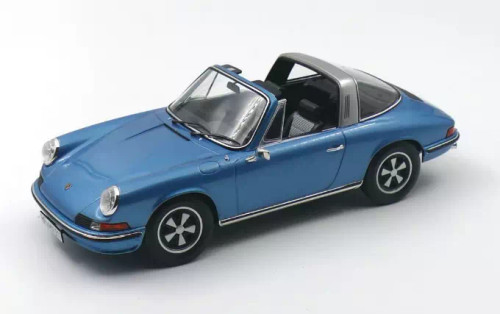 1/18 Norev 1973 Porsche 911 S Targa (Blue Metallic) Diecast