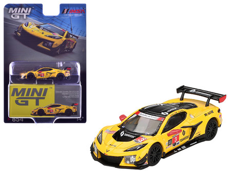 MINI GT Chevrolet Corvette C8.R 2台セット。 1/64 Mini GT Chevrolet Corvette C8 Z06 GT3.R #3 Corvette