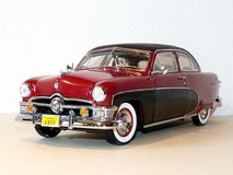 1/18 PrecisionMiniatures PM 1950 FORD CRESTLINER (RED/BLACK) CAR MODEL