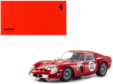 1/18 Kyosho 1963 Ferrari GTO Daytona #18 (Red) Diecast Car Model