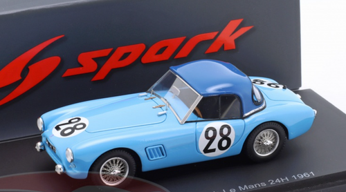 1/43 Spark AC Ace Bristol No.28 17th Le Mans 24H 1961 J.C. Magne