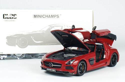 MINICHAMPS メルセデス・ベンツ SLS AMG 1:18 MINICHAMPS MERCEDES SLS AMG Silver w/Black interior 1:18