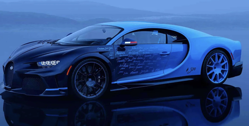 1/18 ブガティシロン 1/18 HH Model Bugatti Chiron SS (L'Ultime Blue) Resin Car Model