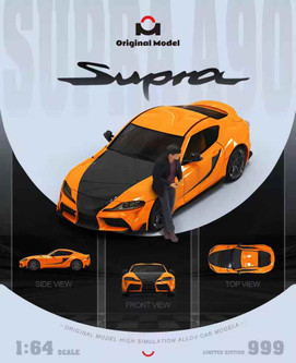 1/64 Original Model Toyota Supra Fast & Furious (Orange & Black