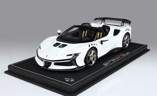 ウノ 1/18 BBR Ferrari SF90 XX Spider (Bianco Cervino White) Resin