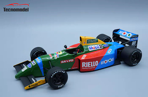 1/18 Tecnomodel Benetton B190 1990 Monaco GP Driver Nelson