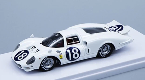 1/43 Tecnomodel Ferarri 365 P2 White Elephant Le Mans Car #18 1966